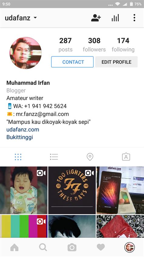 profil bisnis di Instagram